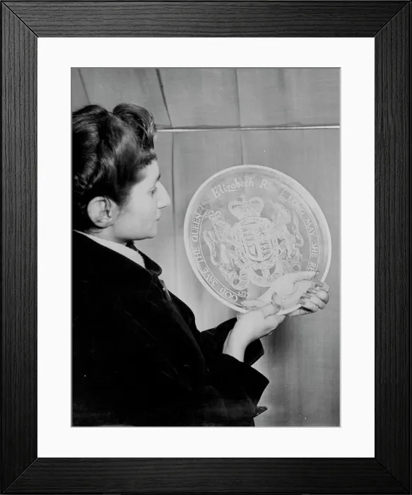 Framed Print : Coronation Souvenirs Preview For Shoppers Framed Print : Coronation Souvenirs Preview For Shoppers
