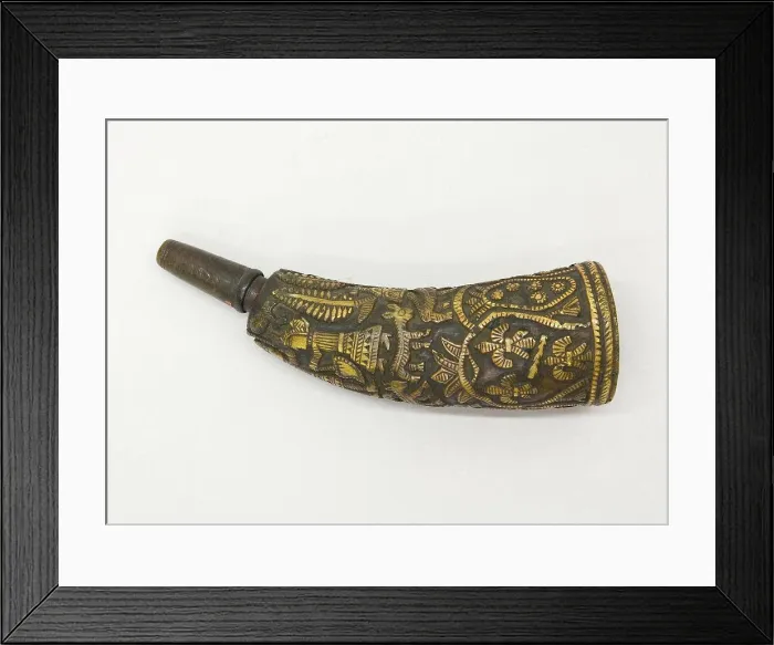 Framed Print : Powder Flask possibly 17th century possibly Scandinavian. Powder Flask 29595 Framed Print : Powder Flask possibly 17th century possibly Scandinavian. Powder Flask 29595