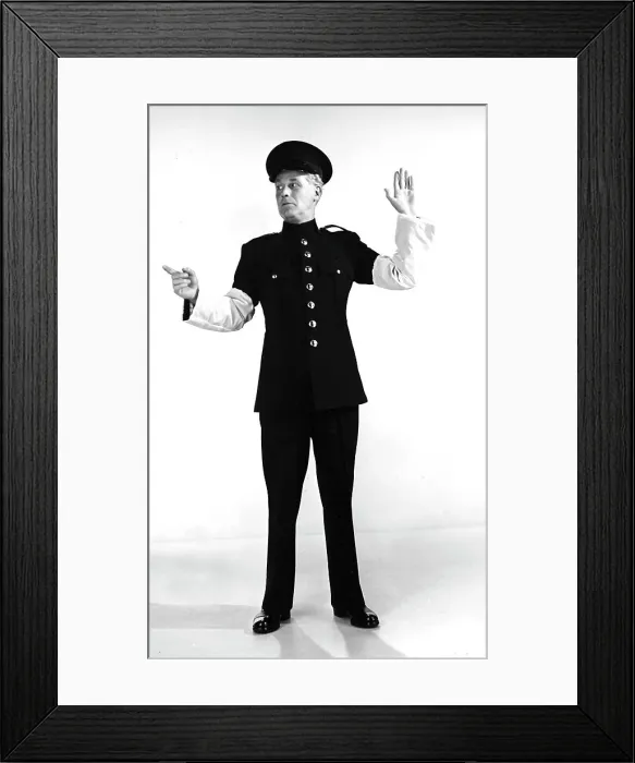Framed Print : Police uniform produced from a wool / nylon blend Framed Print : Police uniform produced from a wool / nylon blend