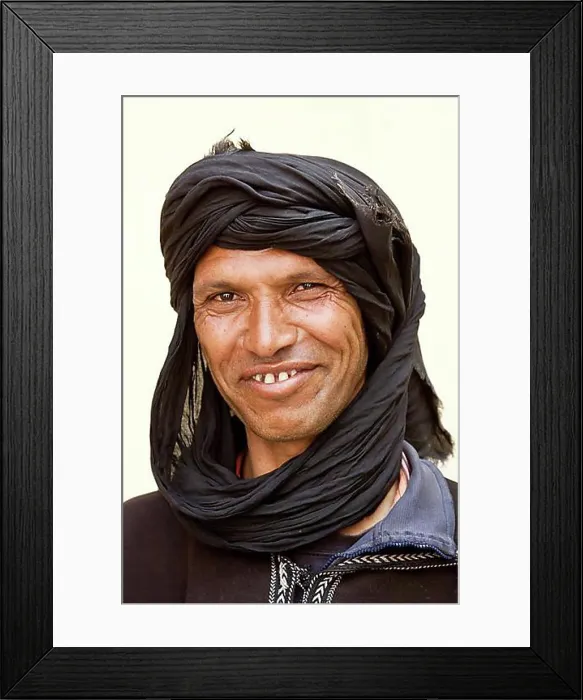 Framed Print : Berber wearing a Djellaba, a traditional robe, near Asni, Morocco, Africa Framed Print : Berber wearing a Djellaba, a traditional robe, near Asni, Morocco, Africa