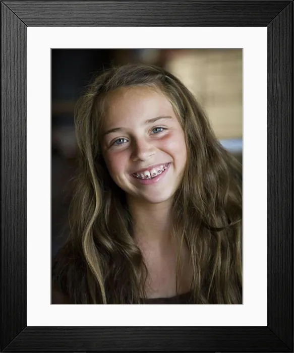 Framed Print : Smiling girl Framed Print : Smiling girl