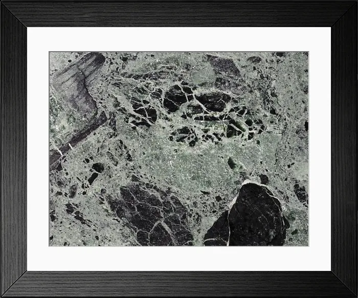 Framed Print : Green and black marble texture background Framed Print : Green and black marble texture background