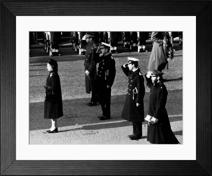 Framed Print : Remembrance Sunday (1931) -- Salute Framed Print : Remembrance Sunday (1931) -- Salute