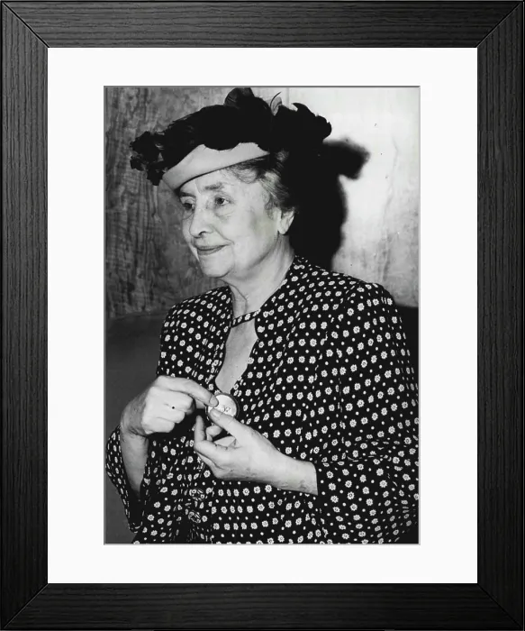 Framed Print : Miss Helen Keller in Adelaide. June 29, 1948
