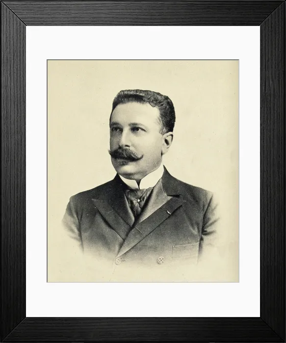 Framed Print : Georges Fernand Isidore Widal. Photograph by Kaufmann / Fabry Framed Print : Georges Fernand Isidore Widal. Photograph by Kaufmann / Fabry