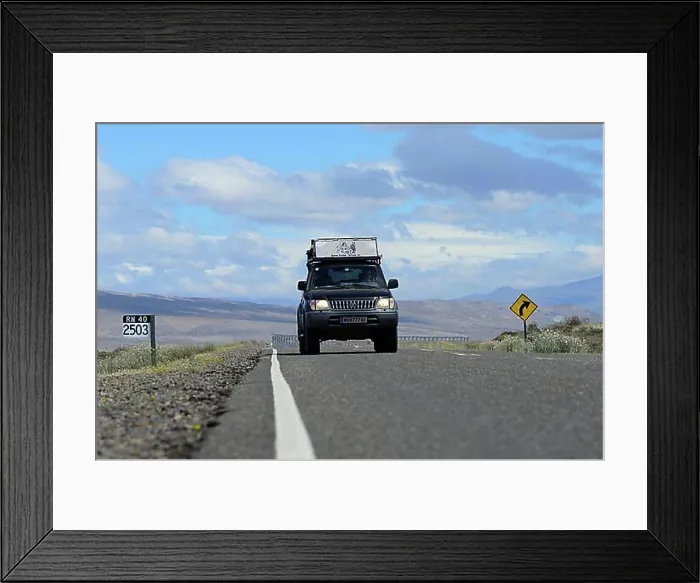 Framed Print : Off-road vehicle, Toyota Land Cruiser Framed Print : Off-road vehicle, Toyota Land Cruiser