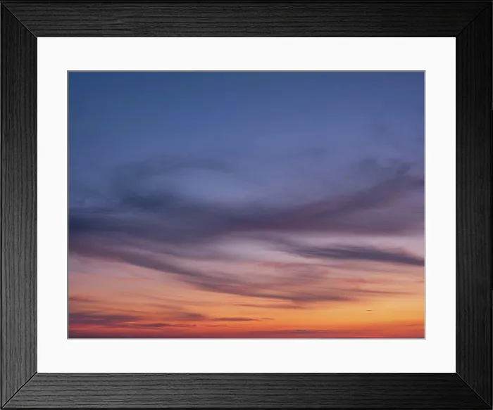 Framed Print : Low Angle View Of Sky At Sunset