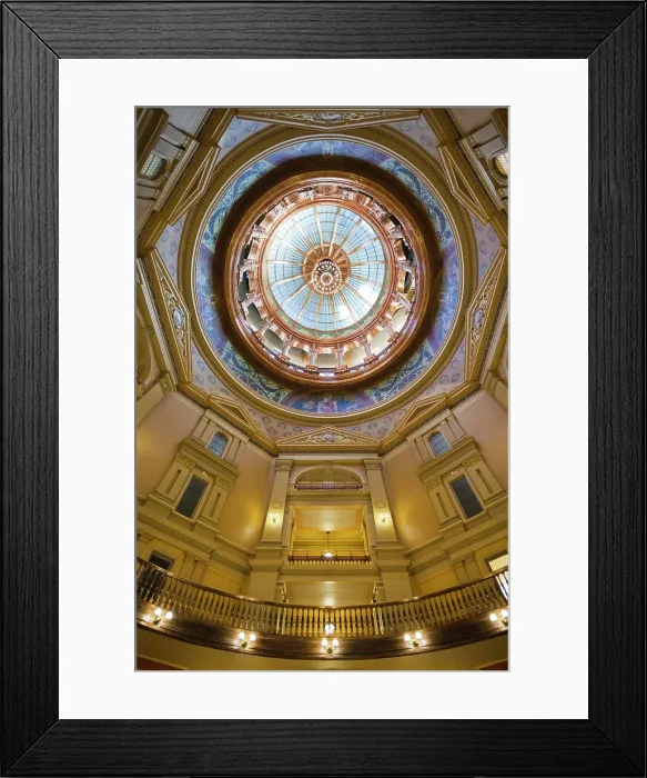 Framed Print : USA, Kansas, Topeka, Kansas State Capital interior Framed Print : USA, Kansas, Topeka, Kansas State Capital interior