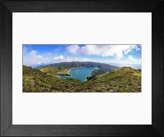 Framed Print : View from the summit of Pico Barrosa to the crater lake Lagoa do Fogo, Sao Miguel Island, Azores, Portugal, Europe Framed Print : View from the summit of Pico Barrosa to the crater lake Lagoa do Fogo, Sao Miguel Island, Azores, Portugal, Europe