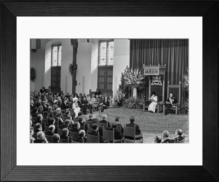 Framed Print : Anefo photo collection. Prinsjesdag 1972 Framed Print : Anefo photo collection. Prinsjesdag 1972