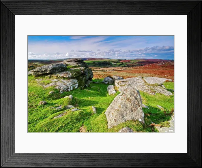 Framed Print : England, Devon, Saddle Tor. Rock formations on Saddle Tor in Dartmoor National Park Framed Print : England, Devon, Saddle Tor. Rock formations on Saddle Tor in Dartmoor National Park