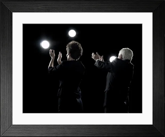 Framed Print : Politicians clapping Framed Print : Politicians clapping