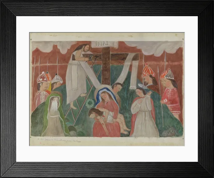 Framed Print : William Herbert, Station of the Cross No 13 Jesus is Taken Down from the Cross Framed Print : William Herbert, Station of the Cross No 13 Jesus is Taken Down from the Cross