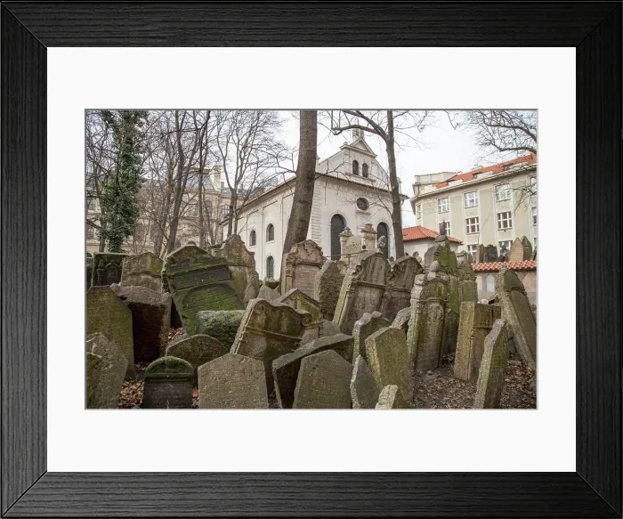 Framed Print : Old Jewish Cemetery in Prague Prague Framed Print : Old Jewish Cemetery in Prague Prague