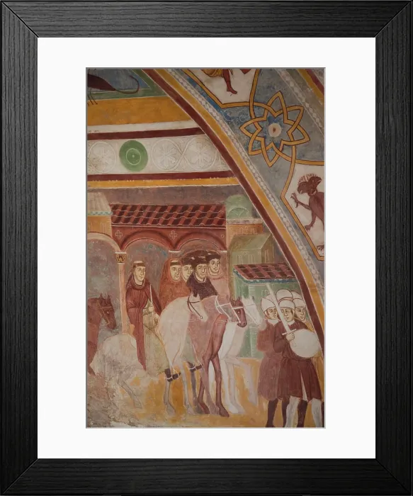 Framed Print : Italy, Varese Province, Angera. Murals in the Justice Room, La Rocca fortress Framed Print : Italy, Varese Province, Angera. Murals in the Justice Room, La Rocca fortress