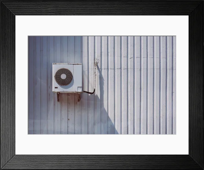Framed Print : External air conditioning unit Framed Print : External air conditioning unit