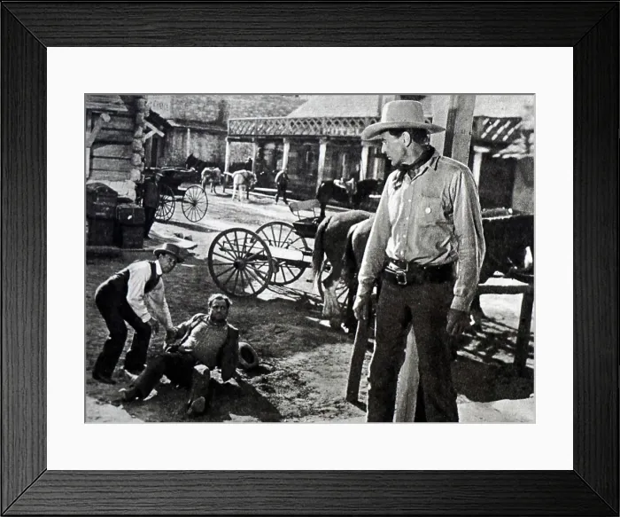 Framed Print : Film still from Along Came Jones starring Gary Cooper, Loretta Young, William Demarest, and Dan Duryea Framed Print : Film still from Along Came Jones starring Gary Cooper, Loretta Young, William Demarest, and Dan Duryea