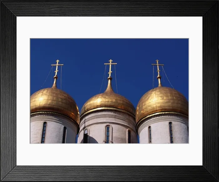Framed Print : Uspenski Cathedral, Cathedral of the Dormition, Kremlin, Moscow, Russia