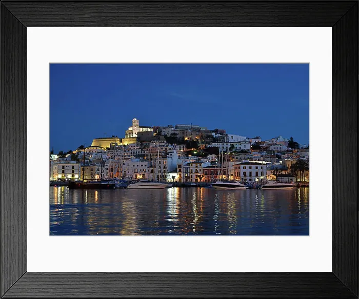 Framed Print : Dalt Vila of Ibiza or Eivissa, evening, Ibiza Town, Ibiza, Balearic Islands, Spain, Europe Framed Print : Dalt Vila of Ibiza or Eivissa, evening, Ibiza Town, Ibiza, Balearic Islands, Spain, Europe