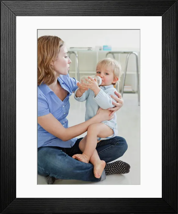 Framed Print : Mother & child