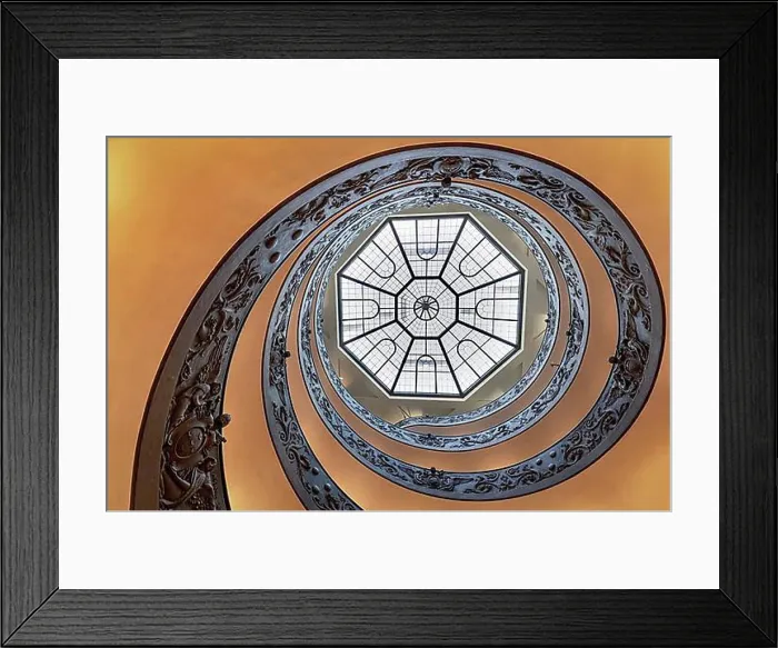 Framed Print : Bramante Staircase, spiral staircase, Vatican Museums, Vatican city, Rome, Lazio, Italy, Europe Framed Print : Bramante Staircase, spiral staircase, Vatican Museums, Vatican city, Rome, Lazio, Italy, Europe