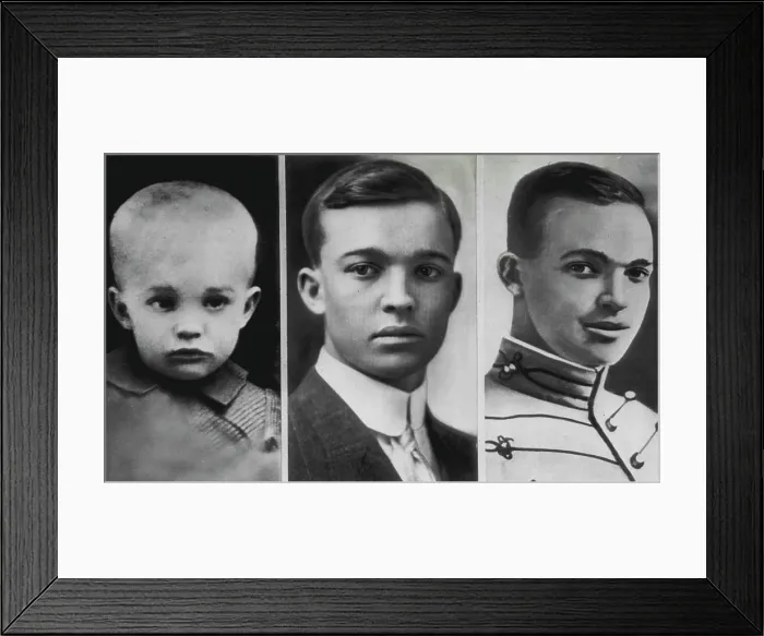 Framed Print : Eisenhower Through The Years -- These pictures shown Gen Framed Print : Eisenhower Through The Years -- These pictures shown Gen