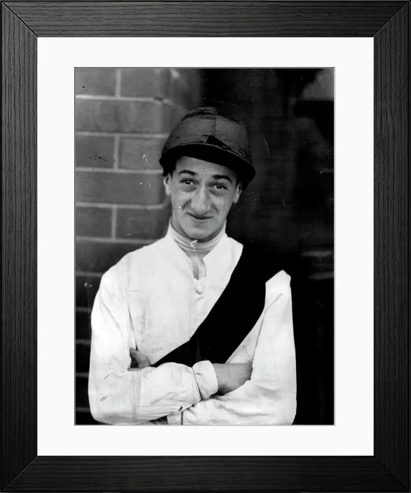 Framed Print : Jack Purtell - Jockey. September 26, 1954 Framed Print : Jack Purtell - Jockey. September 26, 1954