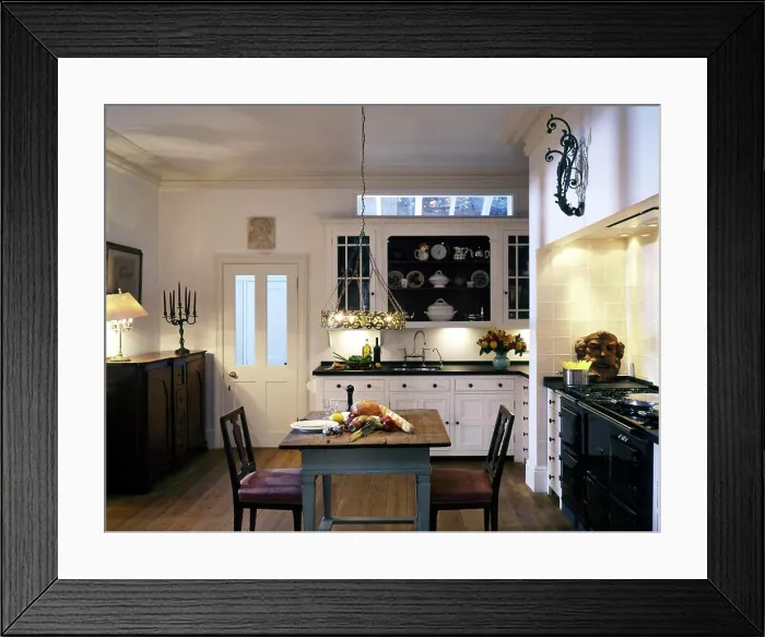 Framed Print : private house kitchen Framed Print : private house kitchen