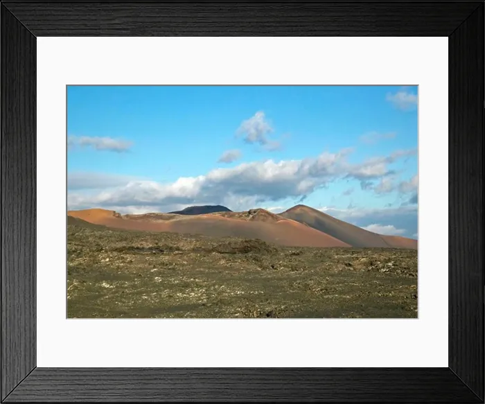 Framed Print : Timanfaya Nationalpark national park Lanzarote