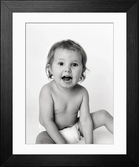 Framed Print : Portrait of a small child