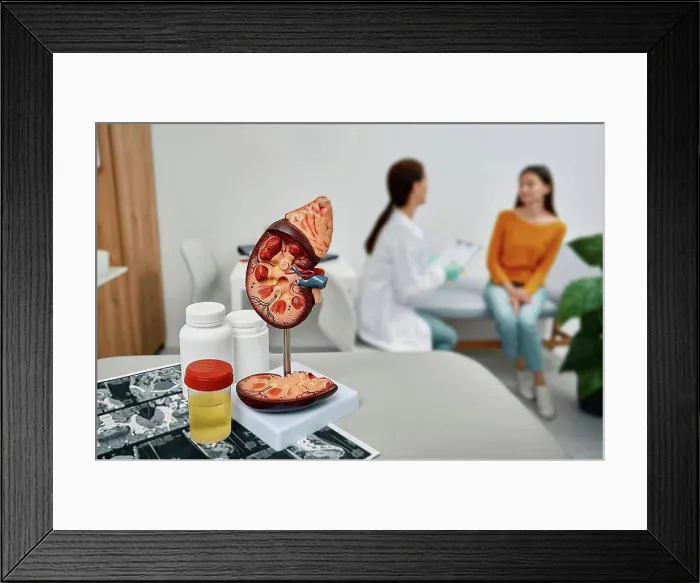Framed Print : Kidney disease, conceptual image Framed Print : Kidney disease, conceptual image