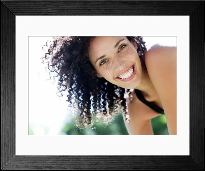 Framed Print : Happy woman Framed Print : Happy woman