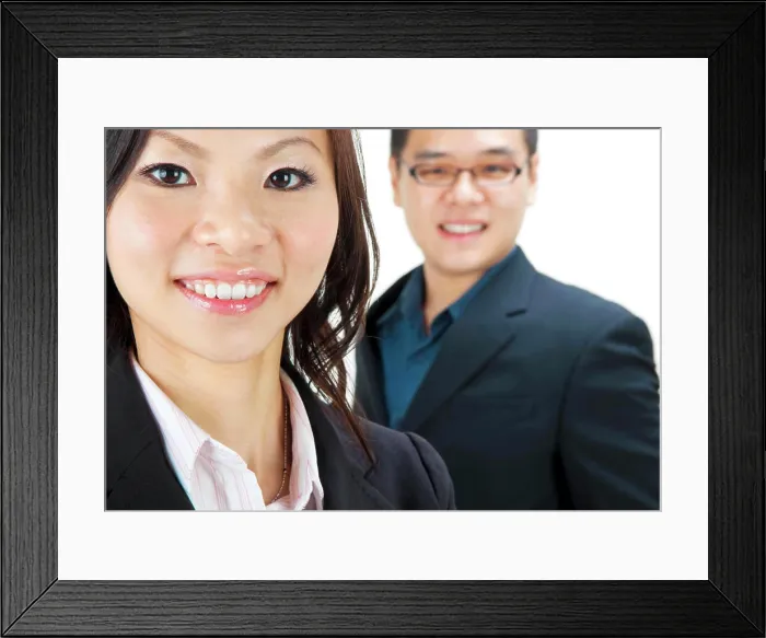 Framed Print : Business team Asian business team Framed Print : Business team Asian business team
