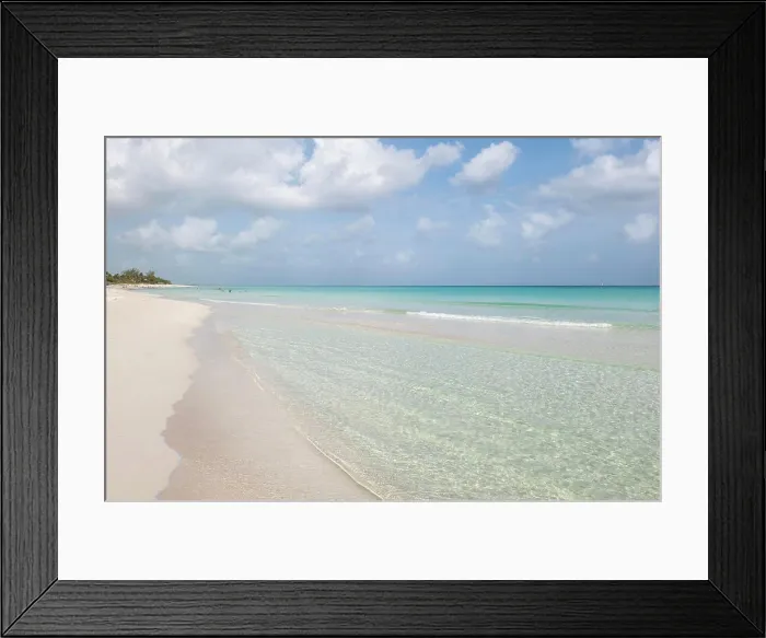 Framed Print : Varadero Beach, Cuba. A tropical beach with cool blue water Framed Print : Varadero Beach, Cuba. A tropical beach with cool blue water
