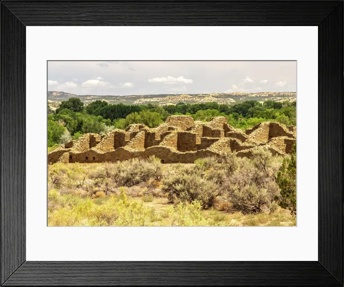 Framed Print : USA, New Mexico, Aztec Ruins National Monument. Ancient Indian ruins Framed Print : USA, New Mexico, Aztec Ruins National Monument. Ancient Indian ruins