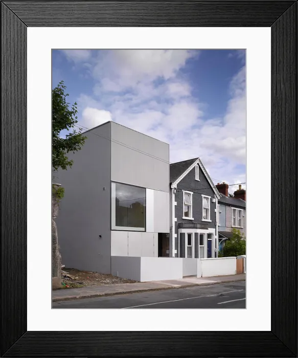 Framed Print : Showing house from adjoining street Framed Print : Showing house from adjoining street