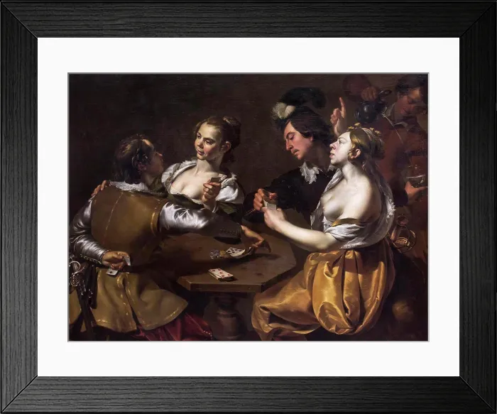 Framed Print : The cheaters. (Wouter Pietersz Crabeth d. J.; 1593 To Gouda before 1644) Framed Print : The cheaters. (Wouter Pietersz Crabeth d. J.; 1593 To Gouda before 1644)