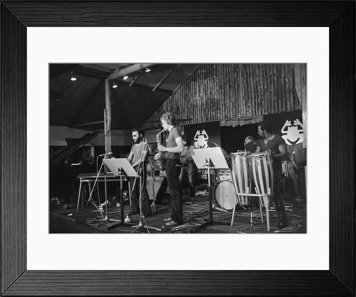 Framed Print : Anefo photo collection. Final International Jazz Festival Loosdrecht