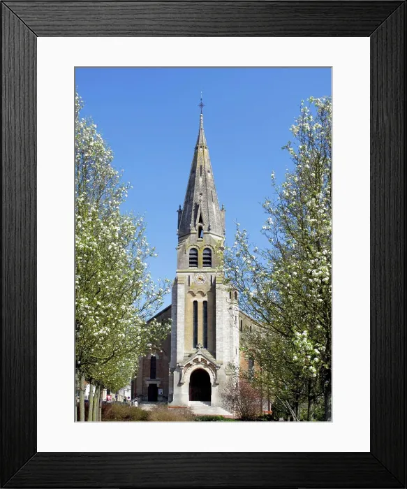 Framed Print : France, Seine Et Marne, Coulommiers, The Saint Denis Sainte Foy Church Framed Print : France, Seine Et Marne, Coulommiers, The Saint Denis Sainte Foy Church