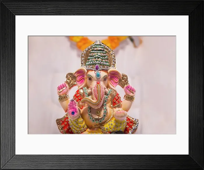 Framed Print : goddess of ganesha
