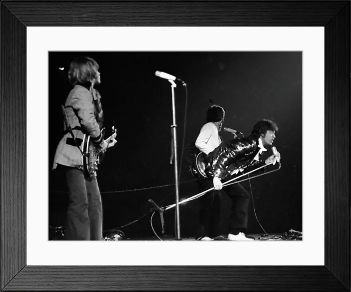 Framed Print : The Rolling Stones performance in Dortmund's Westfalenhalle in 1966 was accompanied by some fans who got into a frenzy Framed Print : The Rolling Stones performance in Dortmund's Westfalenhalle in 1966 was accompanied by some fans who got into a frenzy