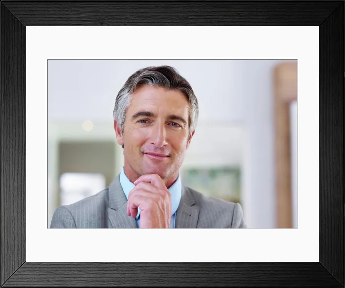 Framed Print : Office, businessman and professional in portrait for corporate career