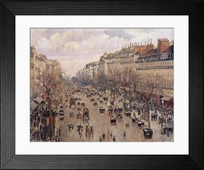 Framed Print : Boulevard Montmartre in Paris Camille Pissarro (1830-1903 / French) Hermitage Museum, St. Petersburg Framed Print : Boulevard Montmartre in Paris Camille Pissarro (1830-1903 / French) Hermitage Museum, St. Petersburg