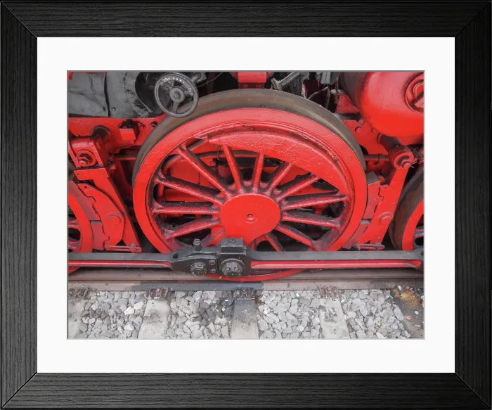 Framed Print : Steam train Detail of ancient steam train locomotive vehicle Copyright: xZoonar.com / ClaudioxDiviziax 6073772