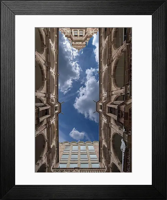 Framed Print : Complete reconstruction of the Pellerhof by the Old Town Friends of Nuremberg Framed Print : Complete reconstruction of the Pellerhof by the Old Town Friends of Nuremberg