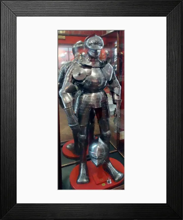 Framed Print : 16th Century complete suit of armour Framed Print : 16th Century complete suit of armour