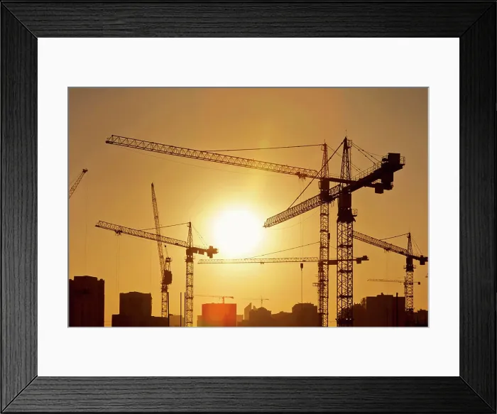 Framed Print : Msheireb Downtown Doha, Construction Site Framed Print : Msheireb Downtown Doha, Construction Site