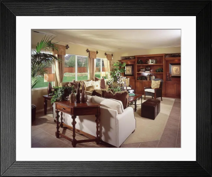 Framed Print : Side board and sofa in simple living room. 10 / 30 / 2006 Framed Print : Side board and sofa in simple living room. 10 / 30 / 2006