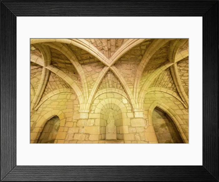 Framed Print : chapter house chapter house, Monastery of Santa María la Real de Iranzu Framed Print : chapter house chapter house, Monastery of Santa María la Real de Iranzu