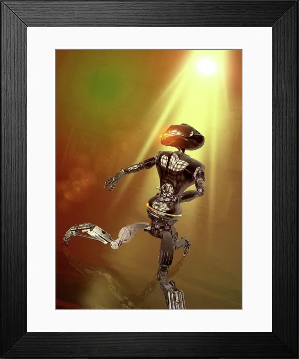 Framed Print : Robot, illustration Framed Print : Robot, illustration